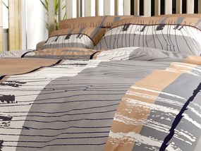 Pamut ágyneműhuzat PINIA szürke Ágyneműhuzat mérete: 70 x 90 cm | 140 x 200 cm