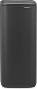 Sötétszürke acél érintésre nyíló szemetes 30 l Bo Touch – Brabantia