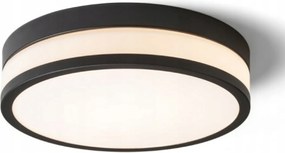 Rendl Cira Led 35 Led mennyezeti lámpa, opálüveg/fekete, 24W, IP44, 3000