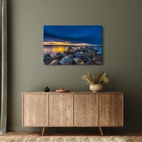 Kép - Felhők a víz felett (90x60 cm)