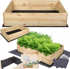 Magasított ágyás impregnáló zöldséges láda virágtartó 27x100x90