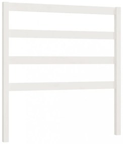 fehér tömör fenyőfa ágy fejtámla 95 x 4 x 100 cm