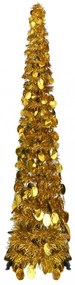 aranyszínű pop-up PET műkarácsonyfa 120 cm