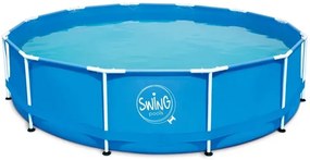 Swing fémvázas kék medence 3.66 méter x 84 cm szűrő nélkül(3EXB0187)