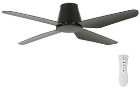 Lucci Air 213000 - Mennyezeti ventilátor AIRFUSION ARIA fekete + távirányító