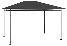 Antracitszürke pavilon 384x281x270 cm 180 g/m²