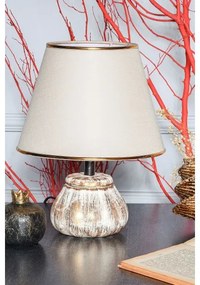 RAMZES asztali lámpa 1xE27/40W/230V krémszínű/arany