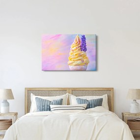 Kép - Levendulás fagylalt (90x60 cm)