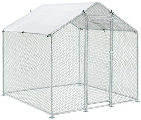 Juskys Kültéri ketrec tyúkok számára - 2x2x2 m