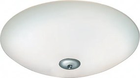 MARKSLÖJD 104703 BOBERG Ufo Lámpa Ezüst, Alabástromos Üveg E14 IP20