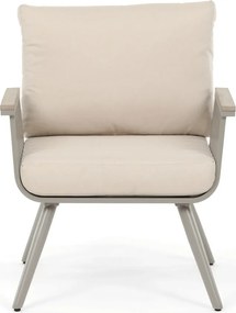 Kerti bútor garnitúra, alumínium, bézs, AZS-S1921 CRM