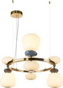 Italux modern függeszték evans opál átlátszó arany itxpnd-94981-4b-gd