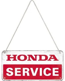 Fém tábla Honda - Service, (20 x 10 cm)