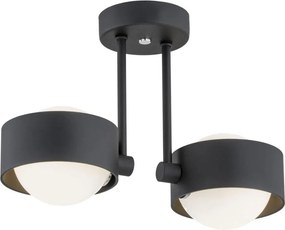 ARGON 7089 MASSIMO PLUS Modern Mennyezeti Lámpa Fekete, Opál Szőnyeg G9 IP44