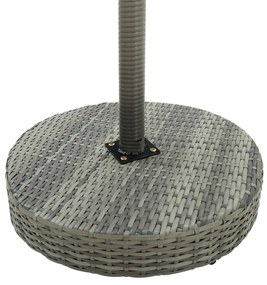3 részes szürke polyrattan kerti bárszett