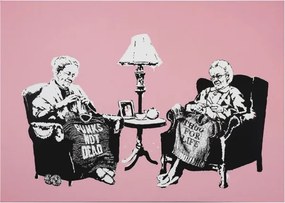 WY141 Banksy vászonkép, 50 x 70 cm