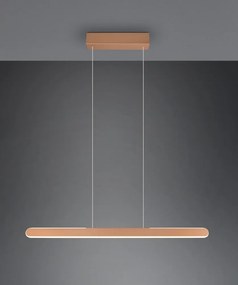 Barna LED függőlámpa Helios – Trio