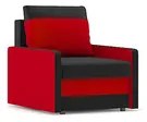 MILTON fotel Fekete /piros