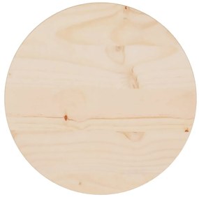 tömör fenyőfa asztallap Ø30 x 2,5 cm
