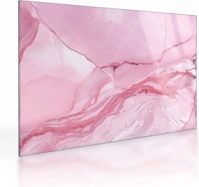Üveg kép - Rózsaszín márvány (70x50 cm)