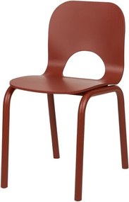 Piros étkezőszék Atto – noo.ma