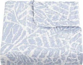 Remo steppelt ágytakaró 220x240 kék levelek