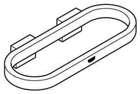 GROHE 41035000 - SELECTION törölközőtartó 200 mm, fényes króm