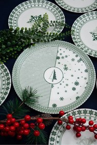7 részes porcelán tányérkészlet