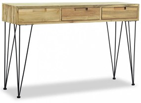 tömör tíkfa tálalóasztal 120 x 35 x 76 cm