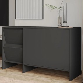 Laris nappali bútorszett, antracit, 160 cm
