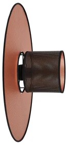 Duolla - Fali lámpa TOKYO SHINY 1xE27/15W/230V átm. 50 cm réz/fekete