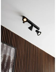 Nordlux - Irányítható spotlámpa EIK 3xGU10/35W/230V fekete