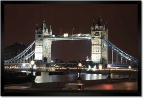Poszterek keretben 60x40 Tower Bridge éjszaka