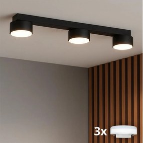 BRILAGI - LED spotlámpa MONO 3xGX53/30W/230V fekete
