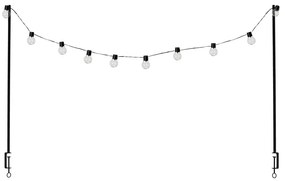 Napelemes fényfüzér, izzók száma 10 db, hosszúság 220 cm – Esschert Design