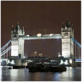 Poszterek 100x100 Megvilágított toronyhíd