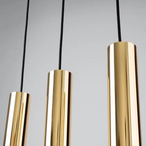 Sollux SL.1201 - Csillár zsinóron LAGOS 3xGU10/10W/230V arany