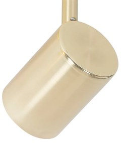 Modern mennyezeti lámpa sárgarézzel 2-lámpás állítható - Jeana