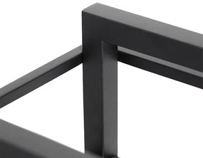 Ipari asztali lámpa fekete - Cage Rack