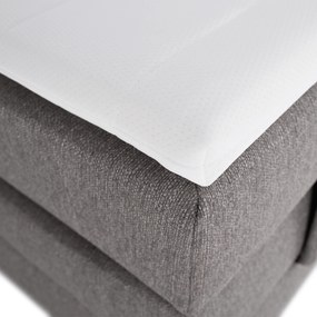 Elektromos állítható ágy, boxspring, szürke, 160x200, MURKO NEW