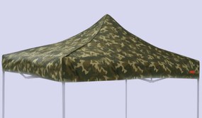 Tetőponyva 3x3m, Terepszínű