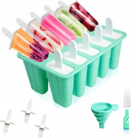 Szilikon Fagylalt Forma Pálcikák Diy Házi Fagylalt Sorbet 10db-os Készlet