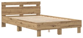 Tölgy Ágykeret Mesteri Tölgy Furnérozott Fa 120 x 190 cm Tartós