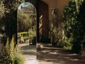 Tükör matrica S13 – Welcome to our wedding