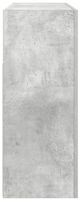 Oldalszekrény Beton Szürke Mérnöki Fa 116 x 30 x 75 cm Téglalap