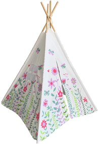 G21 játék - Teepee sátor Tavaszi rét, rózsaszín virágok