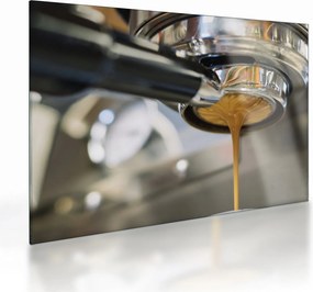 Kép - espresso (üvegen) (70x50 cm)