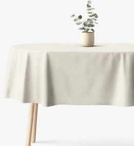 Goldea ovális pamut terítő - világos vászonszövésű 140 x 240 cm