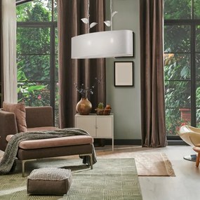 Csillár láncon NOEMI 2xE27/60W/230V ezüst