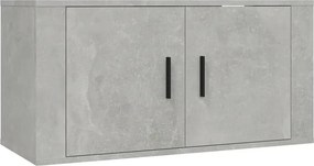 vidaXL betonszürke fali TV-szekrény 80x34,5x40 cm